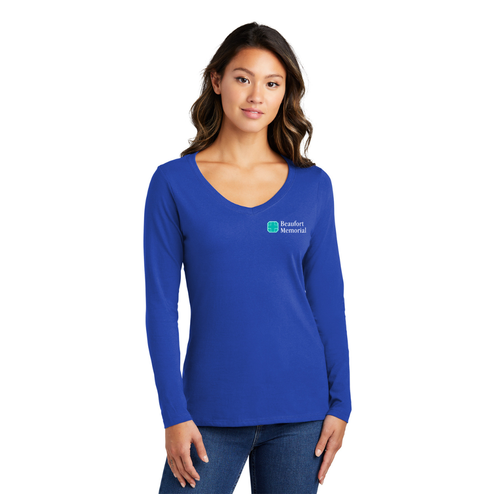 Women's Long Sleeve V-Neck Tee