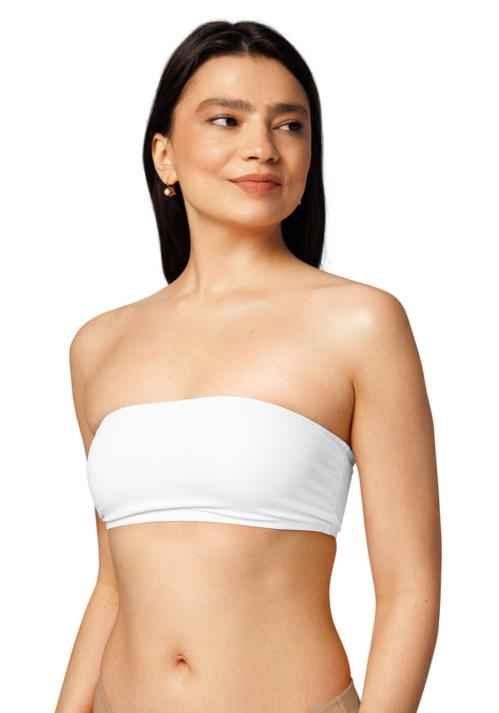 All-Over Print Bandeau Bikini Top