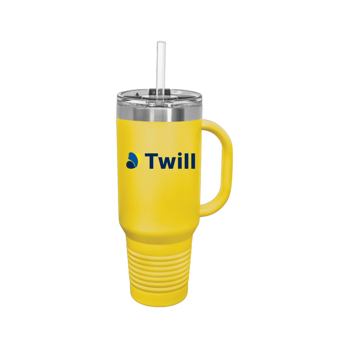 withtwill-travel-mug-40oz-uv-drinkwarefront-40ozTravelMug-yellow-flat-front