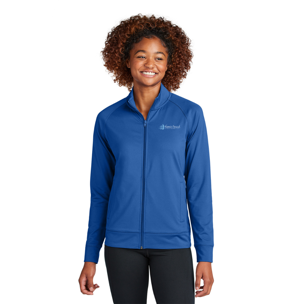 Sport-Tek® Women's Sport-Wick® Stretch Full-Zip Cadet Jacket