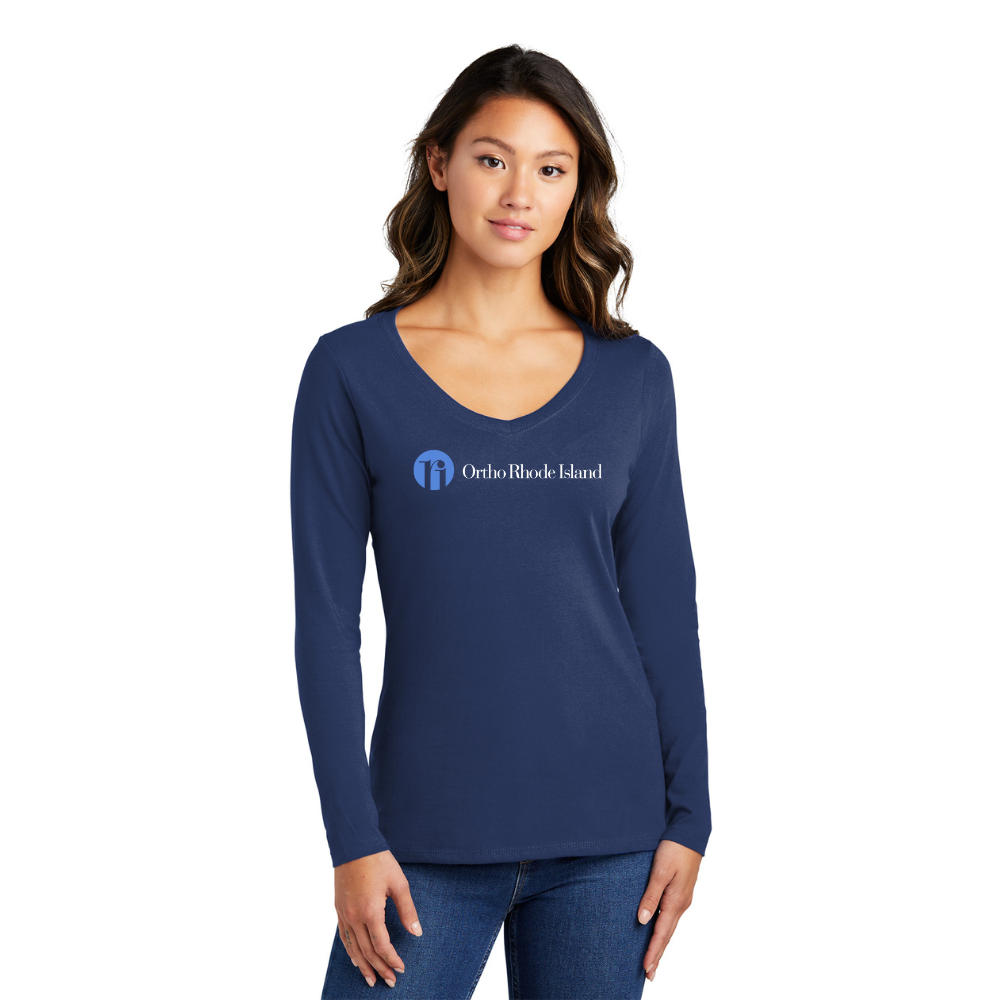 Women's Long Sleeve V-Neck Tee