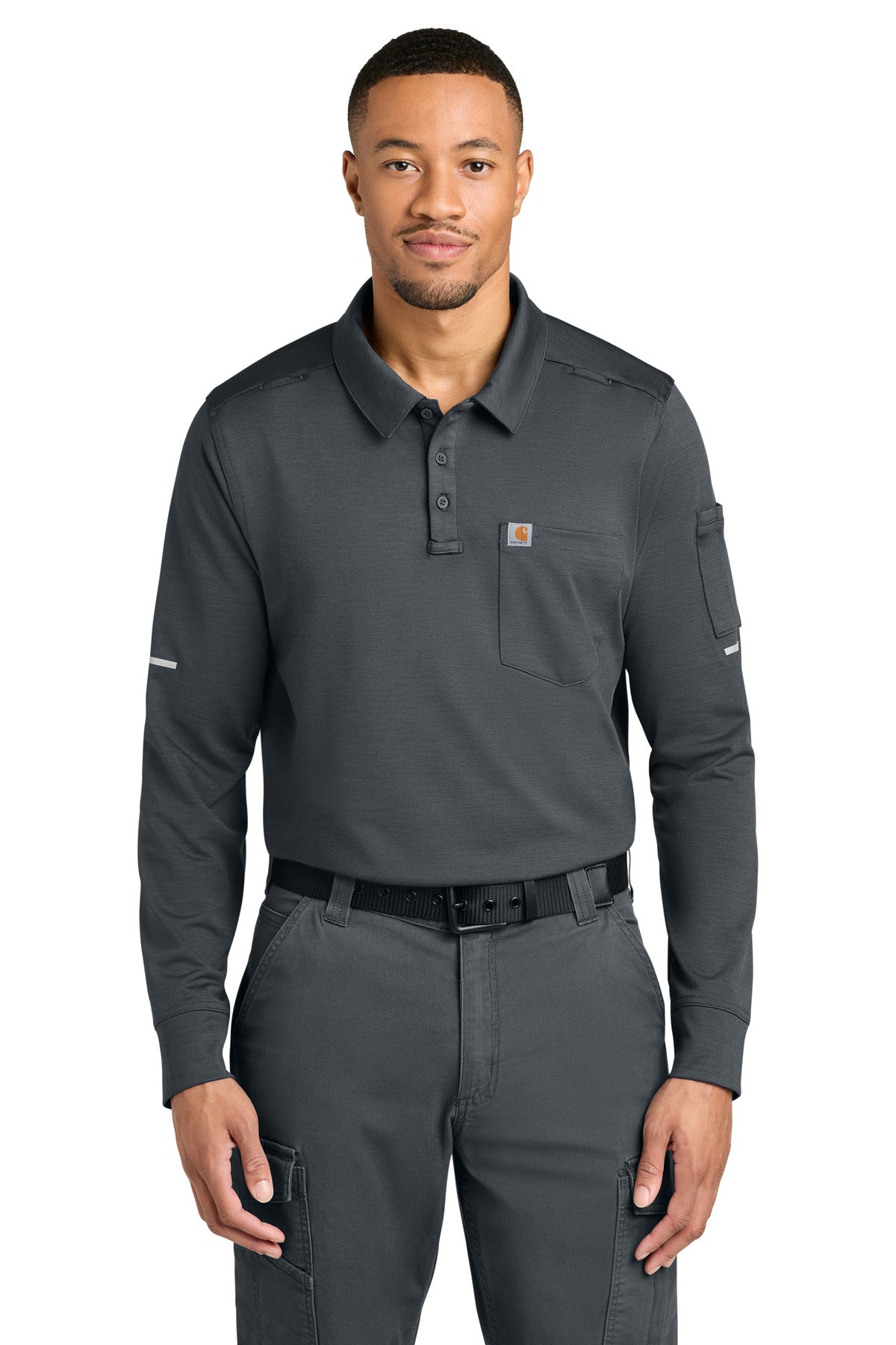 Carhartt® FLD & RSCU Long Sleeve Polo CTC16129