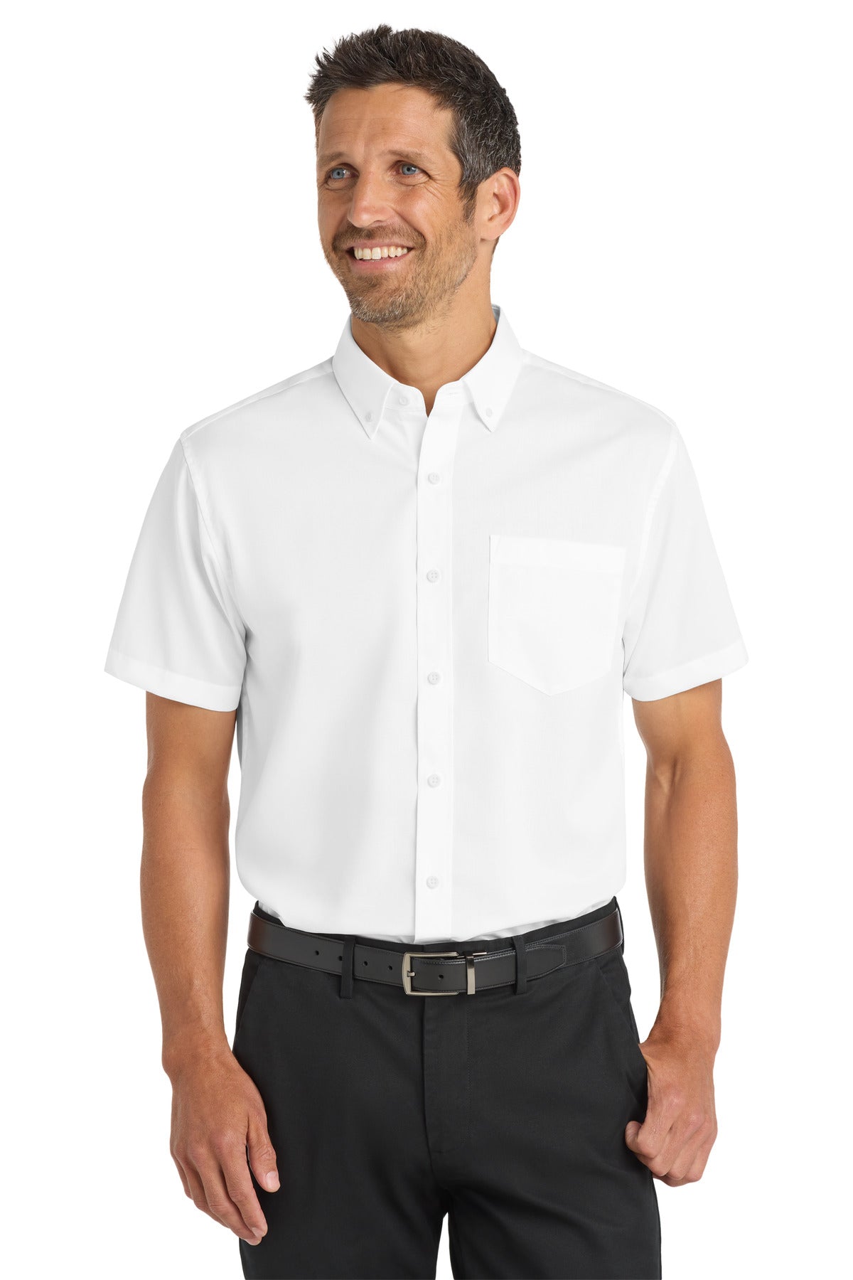 Port Authority® Short Sleeve SuperPro™ Twill Shirt. S664
