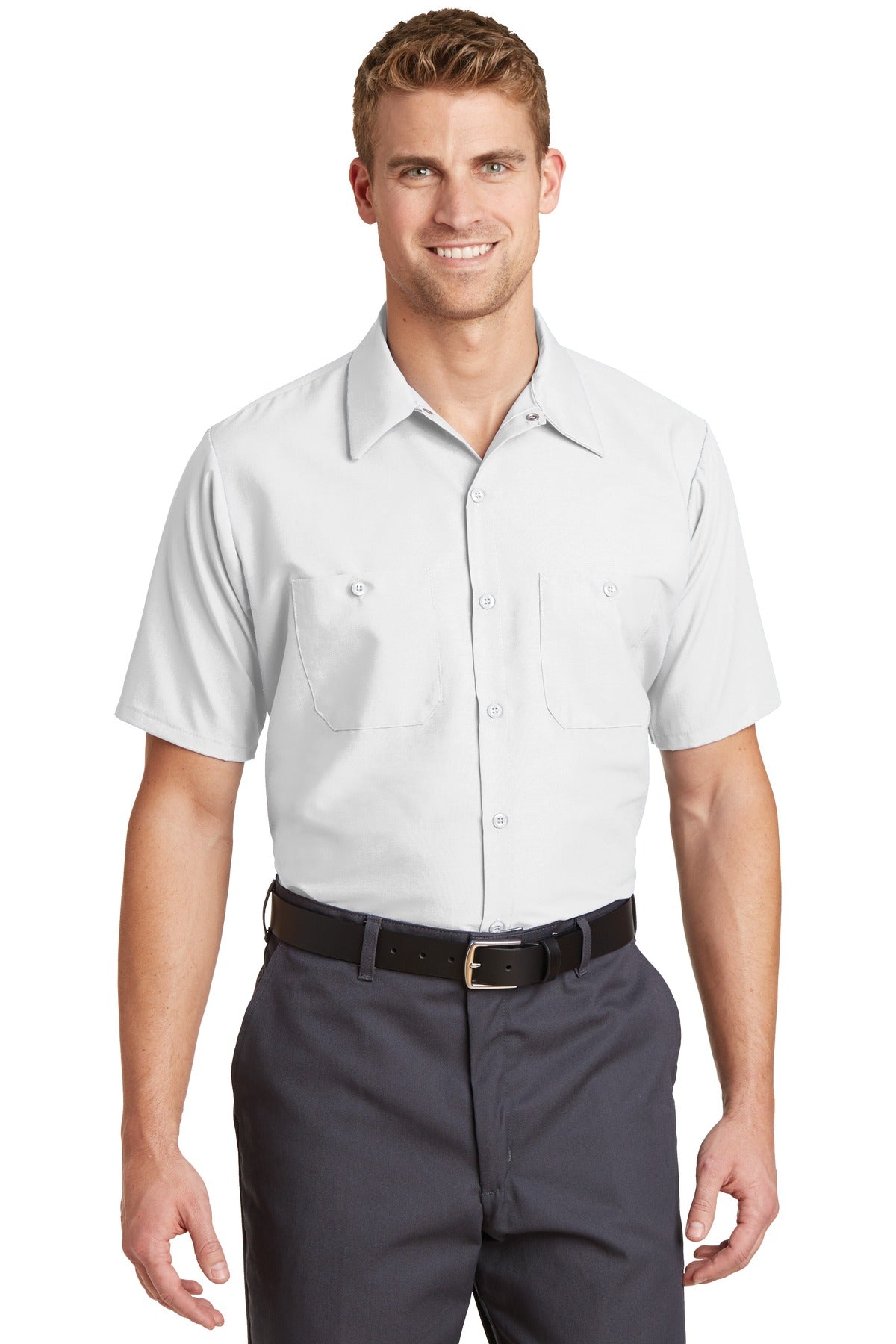 Red Kap® Short Sleeve Industrial Work Shirt. SP24