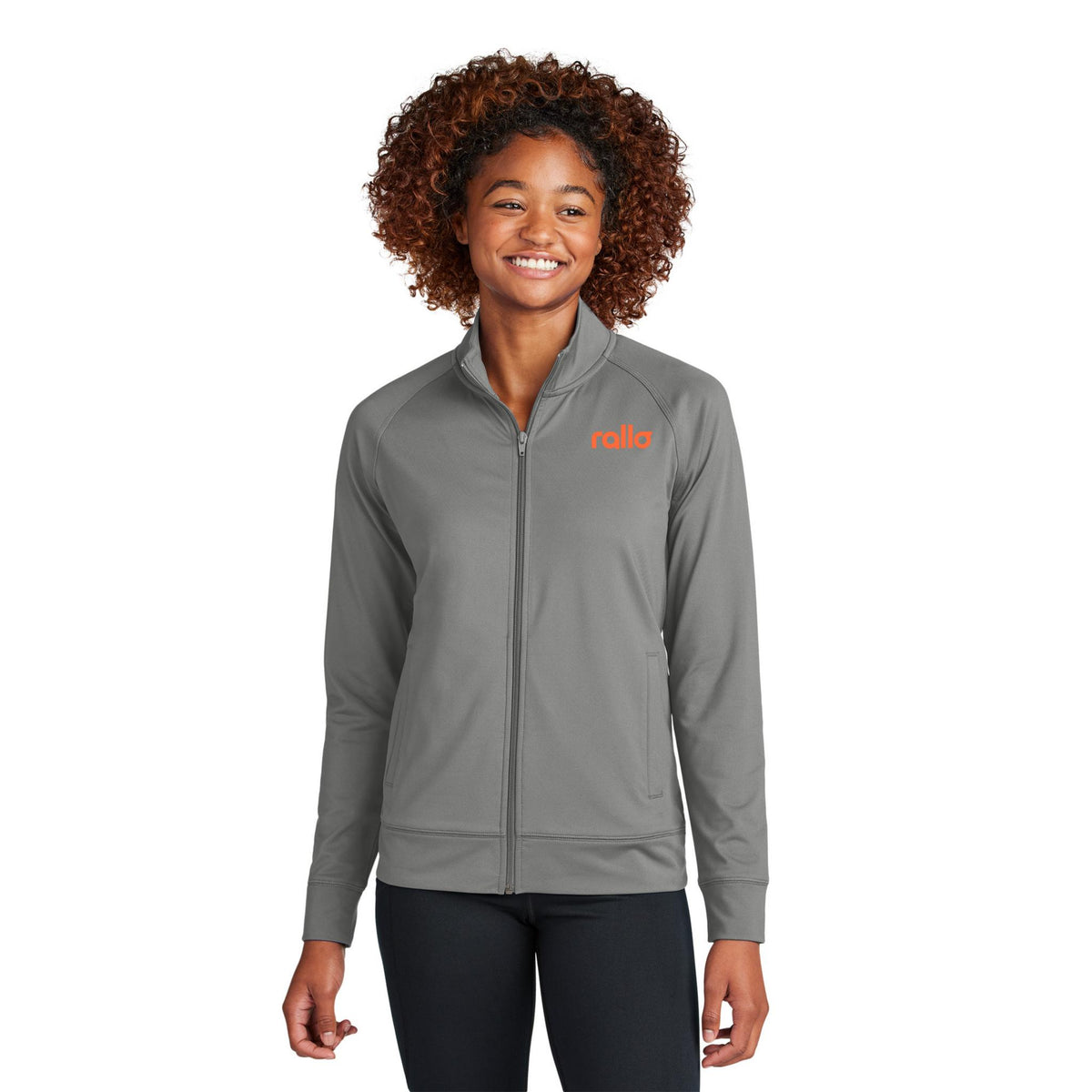 Sport-Tek® Women's Sport-Wick® Stretch Full-Zip Cadet Jacket