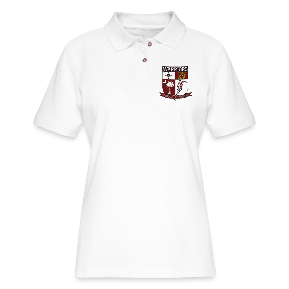 Warriors Women's Polo Shirt - white