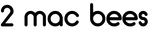2 Mac Bees Logo