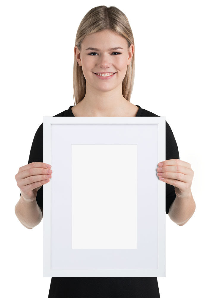 Matte Paper Framed Poster With Mat (cm)