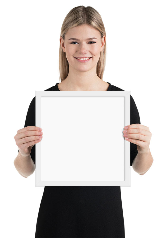 Premium Luster Photo Paper Framed Poster (in)