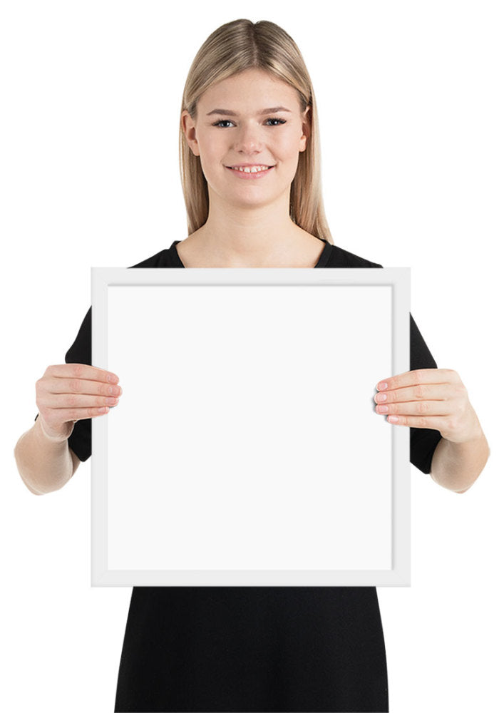 Premium Luster Photo Paper Framed Poster (in)