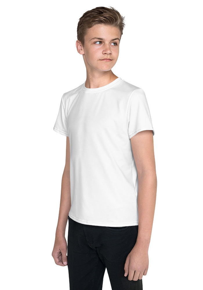All-Over Print Youth Crew Neck T-shirt