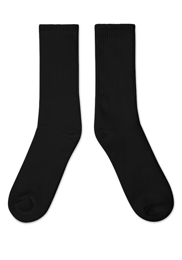 Embroidered Crew Socks | SOCCO SC200