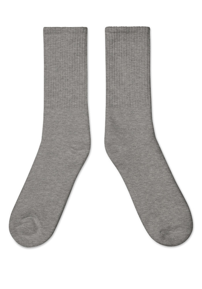 Embroidered Crew Socks | SOCCO SC200
