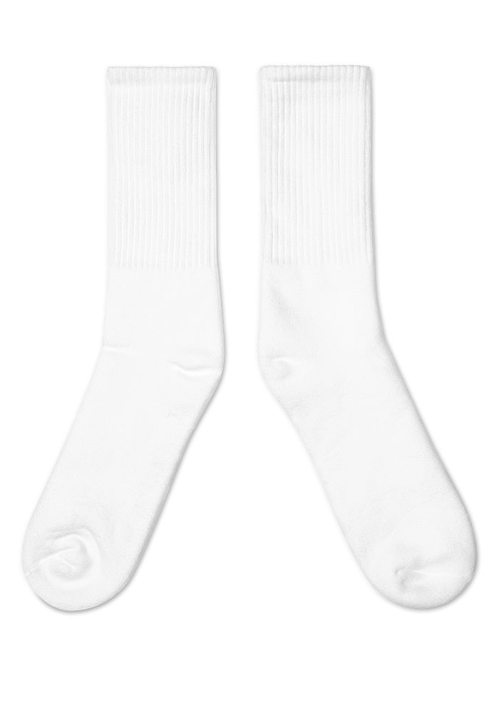 Embroidered Crew Socks | SOCCO SC200