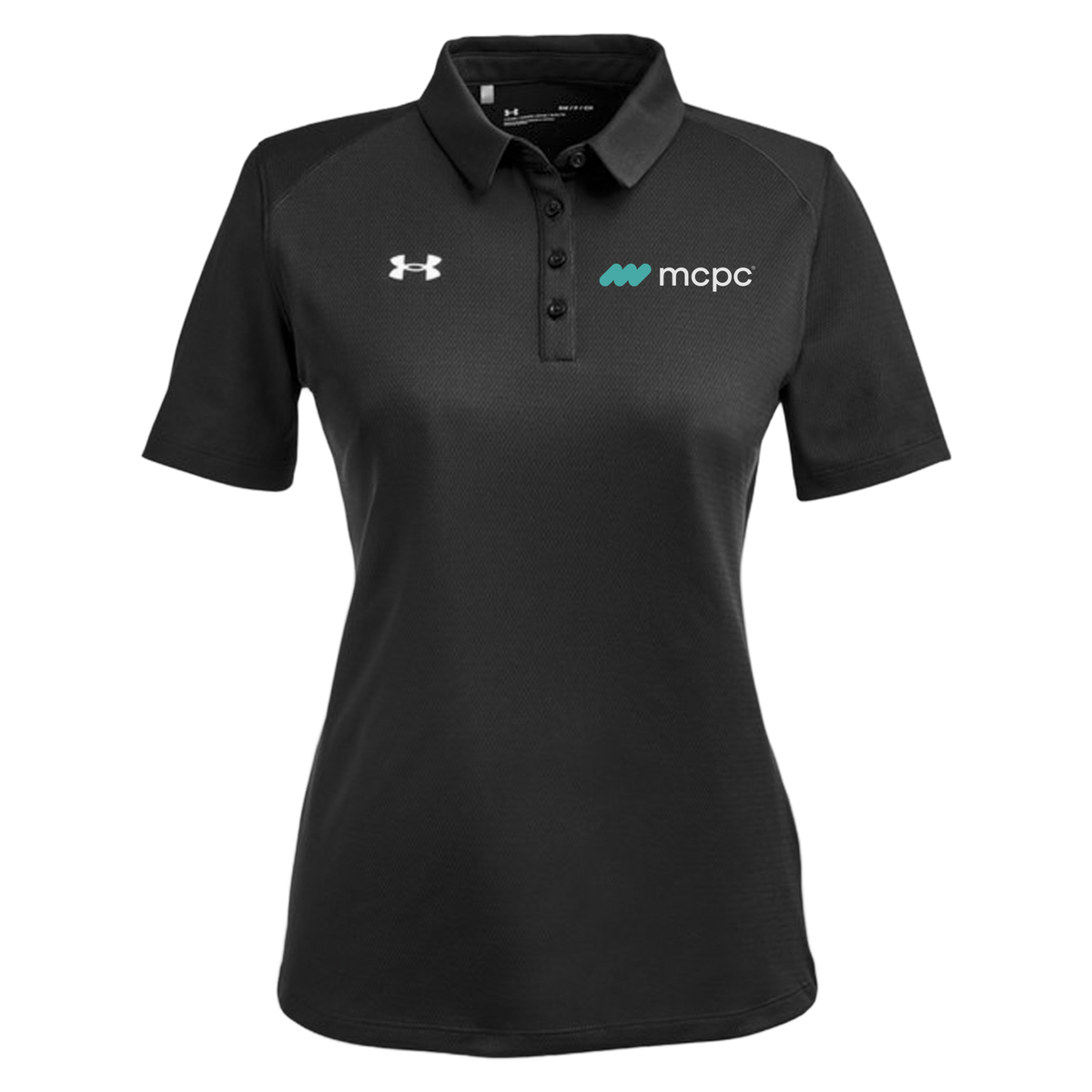 mcpc-under-armour-womens-tech-polo-embroidery-leftchest-1370431-black-flat-front