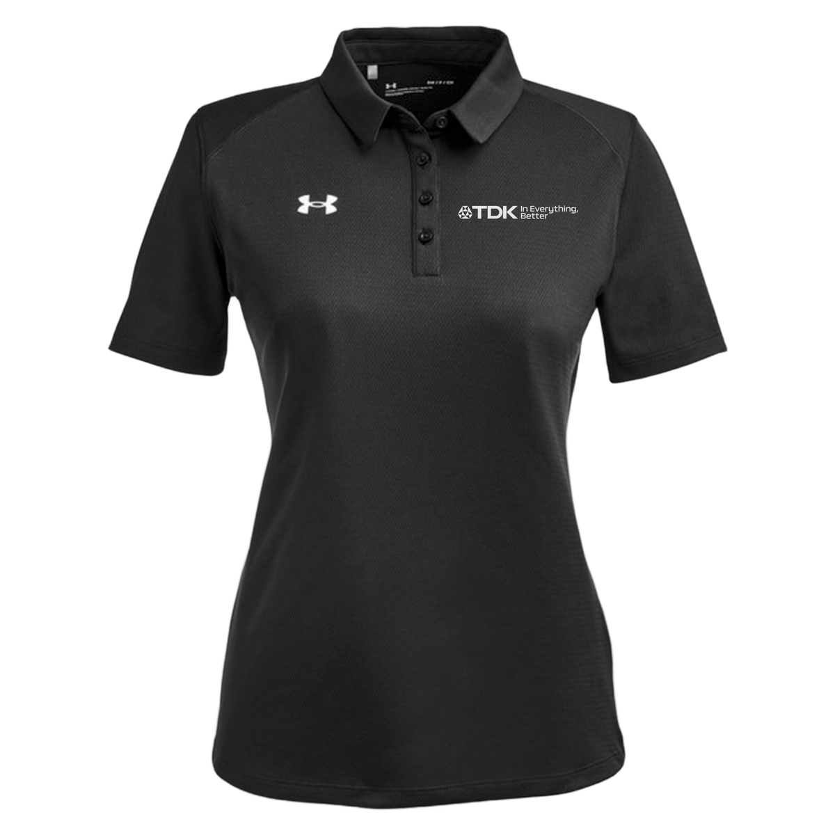 tdk-under-armour-womens-tech-polo-embroidery-leftchest-1370431-black-flat-front