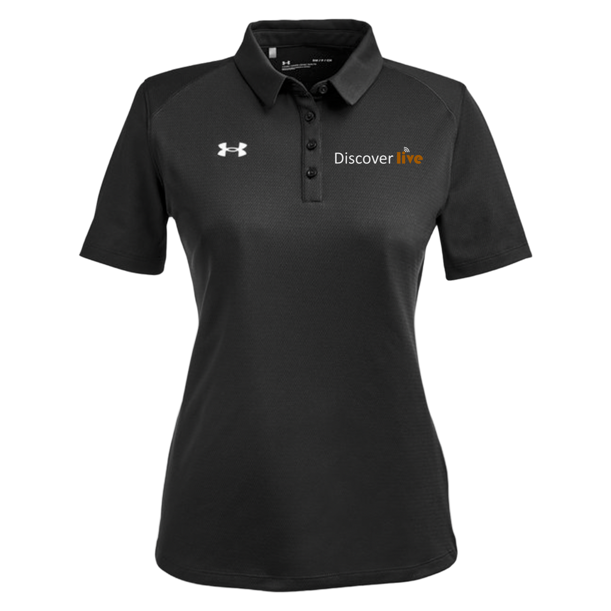 discover-under-armour-womens-tech-polo-embroidery-leftchest-1370431-black-flat-front
