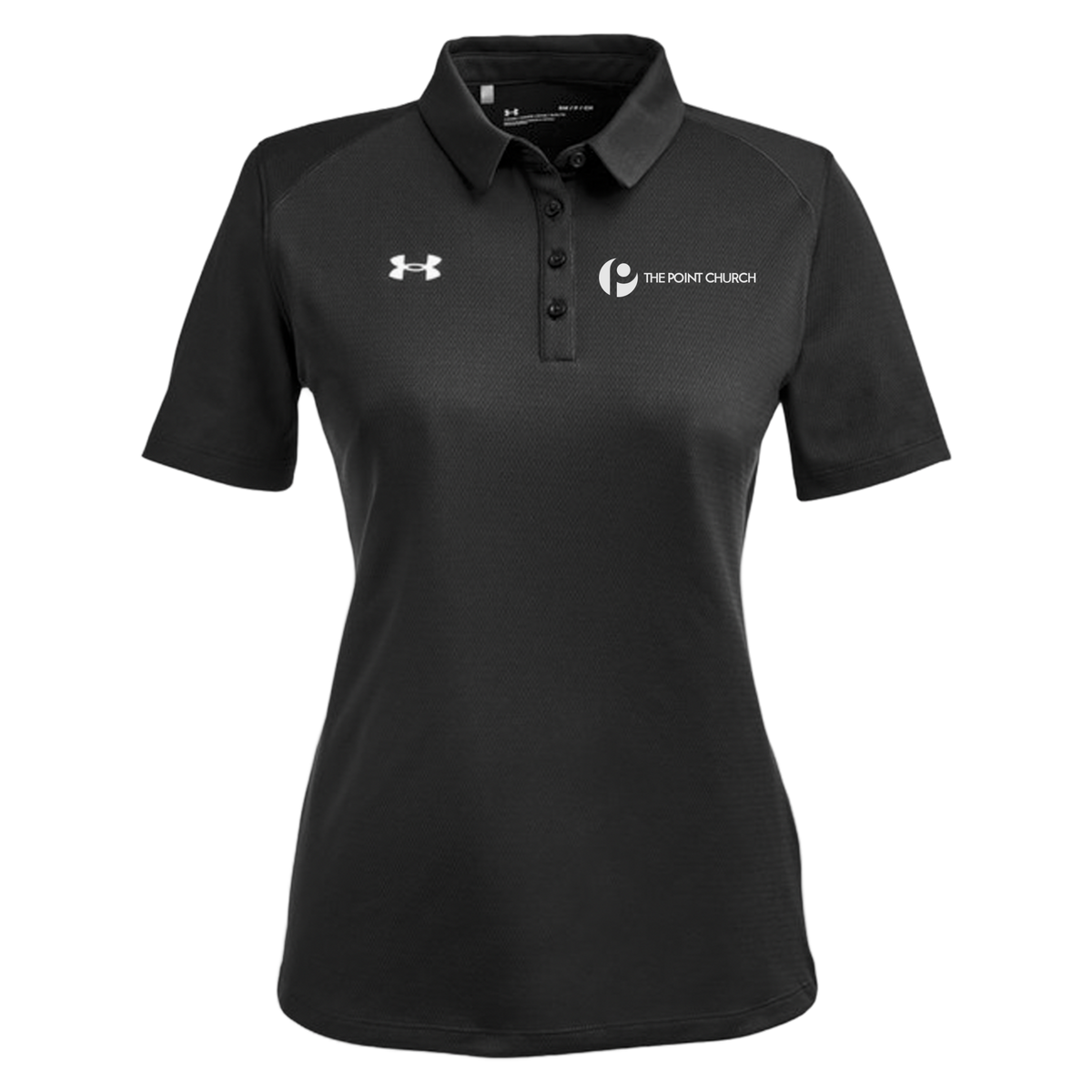 thepointva-under-armour-womens-tech-polo-embroidery-leftchest-1370431-black-flat-front
