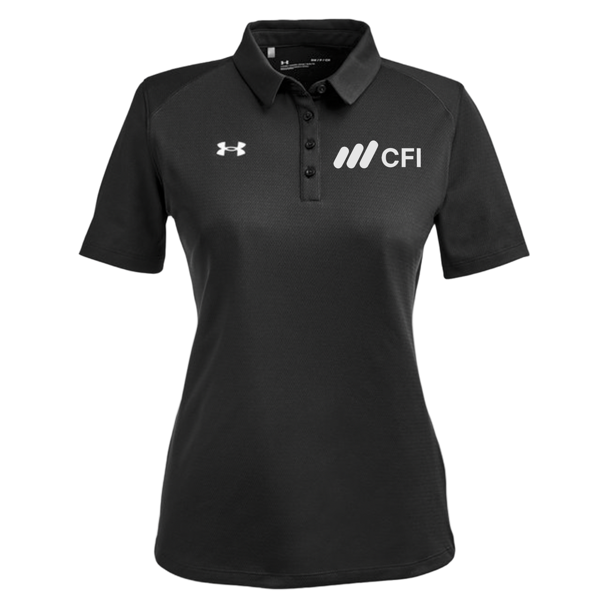 corporatefinanceinstitute-under-armour-womens-tech-polo-embroidery-leftchest-1370431-black-flat-front
