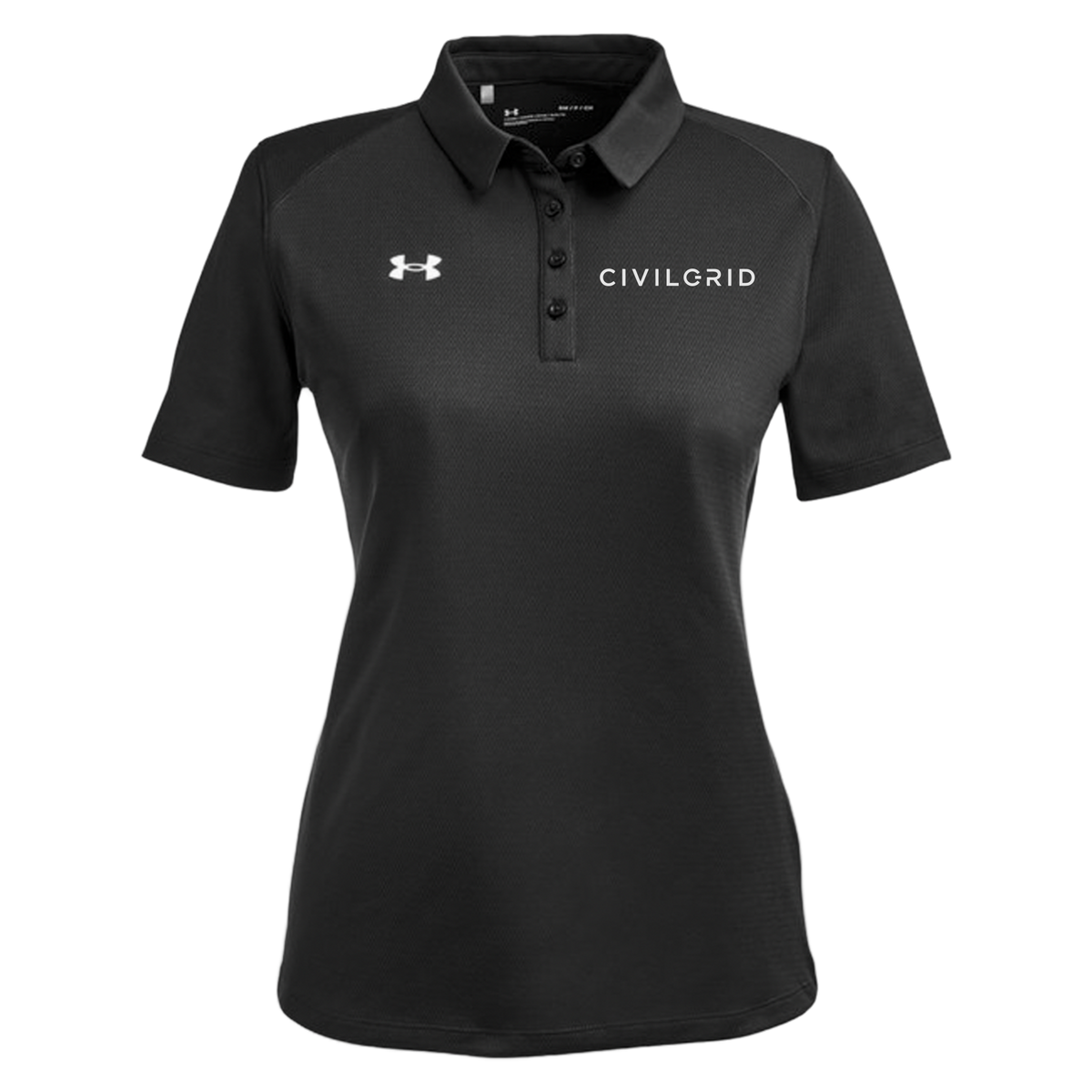 civilgrid-under-armour-womens-tech-polo-embroidery-leftchest-1370431-black-flat-front
