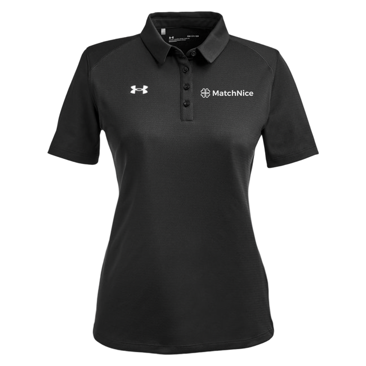 matchnice-under-armour-womens-tech-polo-embroidery-leftchest-1370431-black-flat-front