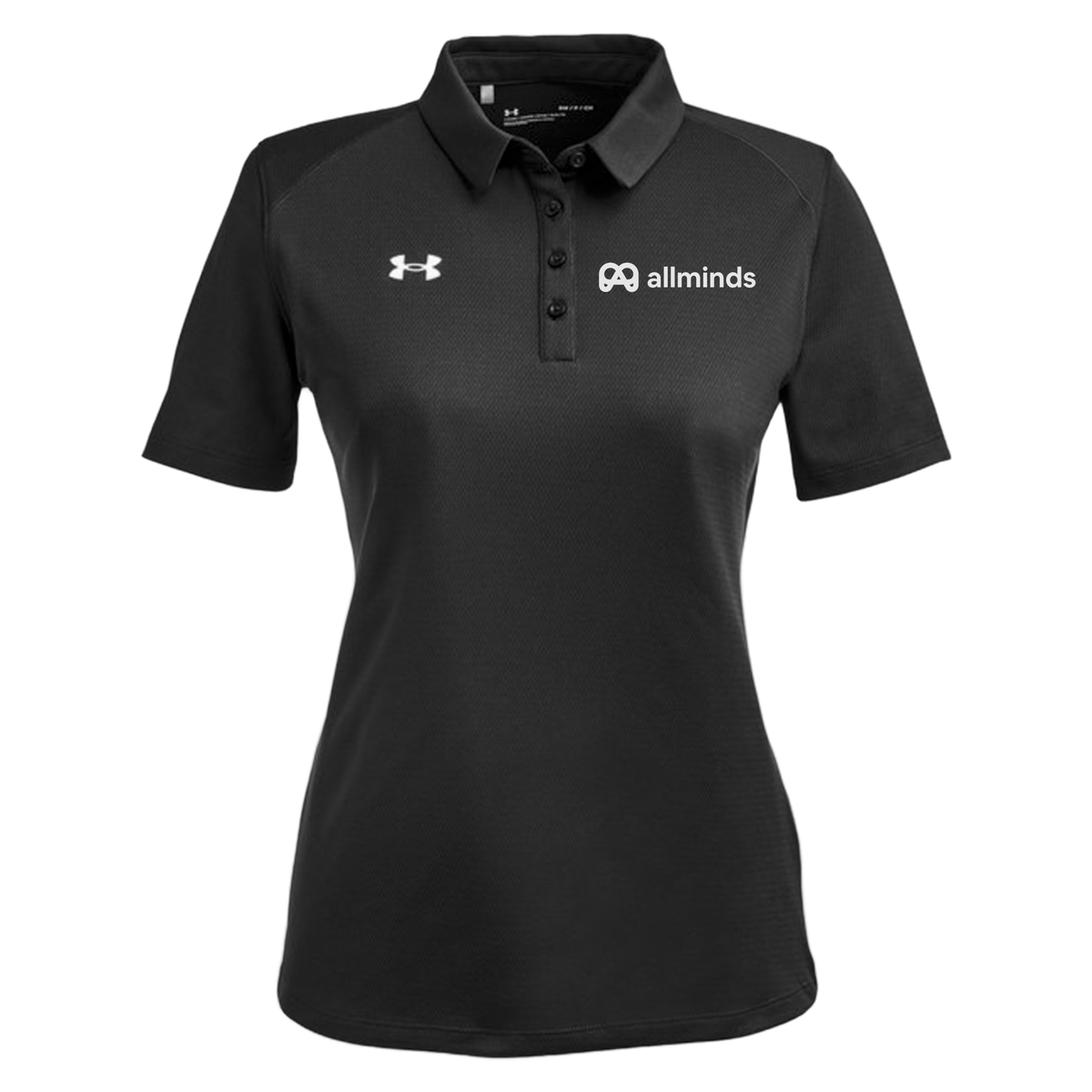 getallminds-under-armour-womens-tech-polo-embroidery-leftchest-1370431-black-flat-front