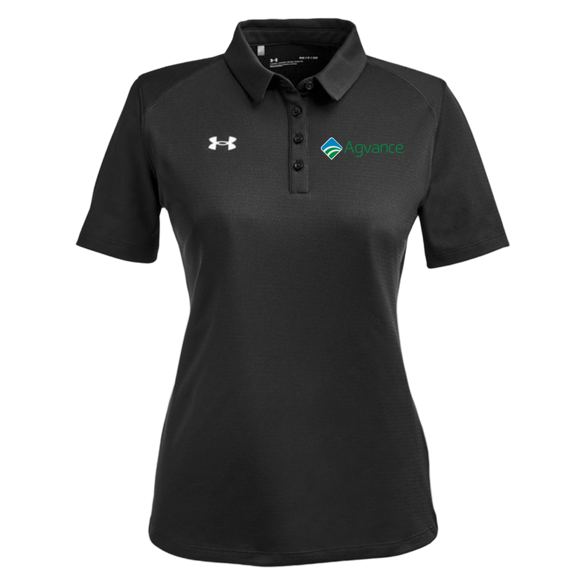 agvance-under-armour-womens-tech-polo-embroidery-leftchest-1370431-black-flat-front