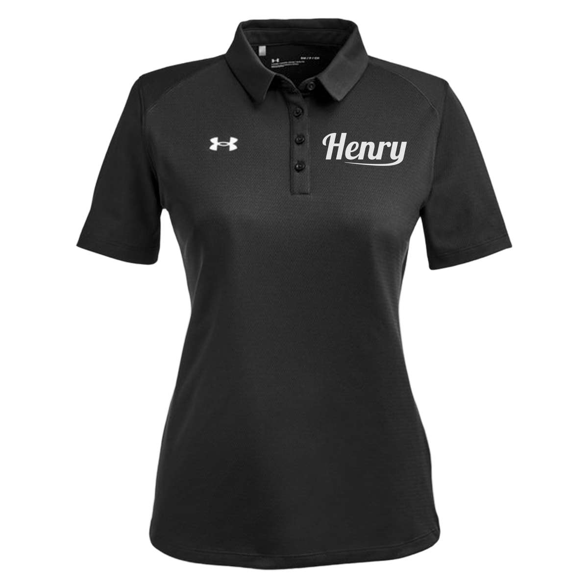 henrymeds-under-armour-womens-tech-polo-embroidery-leftchest-1370431-black-flat-front