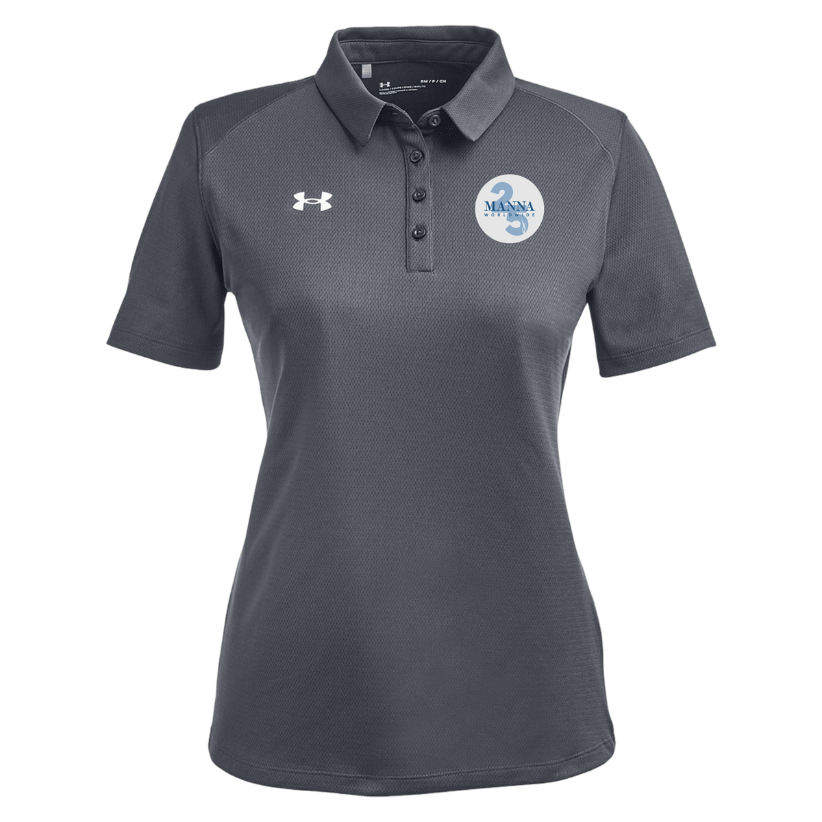 mannaworldwide-under-armour-womens-tech-polo-embroidery-leftchest-1370431-csgreylightheatherwhite-flat-front
