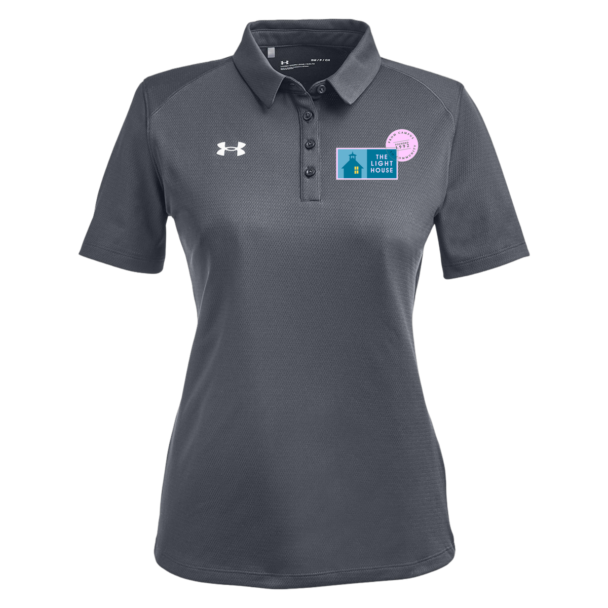 lhcampus-under-armour-womens-tech-polo-embroidery-leftchest-1370431-csgreylightheatherwhite-flat-front