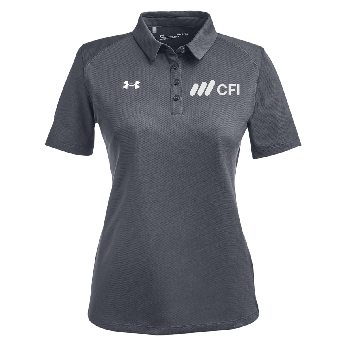 corporatefinanceinstitute-under-armour-womens-tech-polo-embroidery-leftchest-1370431-csgreylightheatherwhite-flat-front