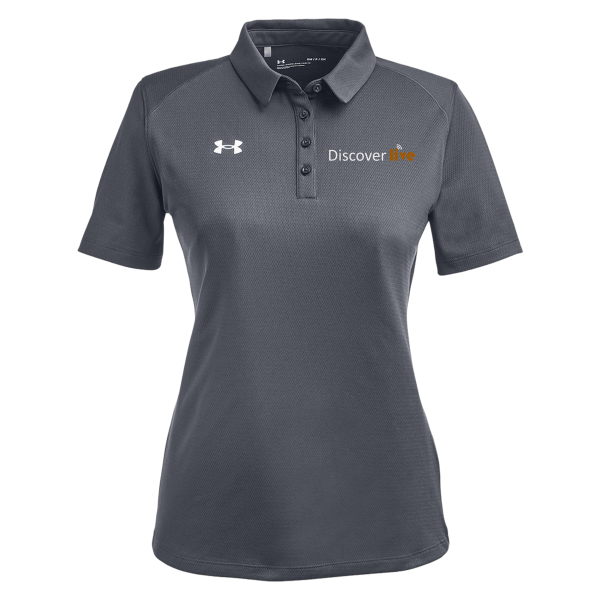 discover-under-armour-womens-tech-polo-embroidery-leftchest-1370431-csgreylightheatherwhite-flat-front