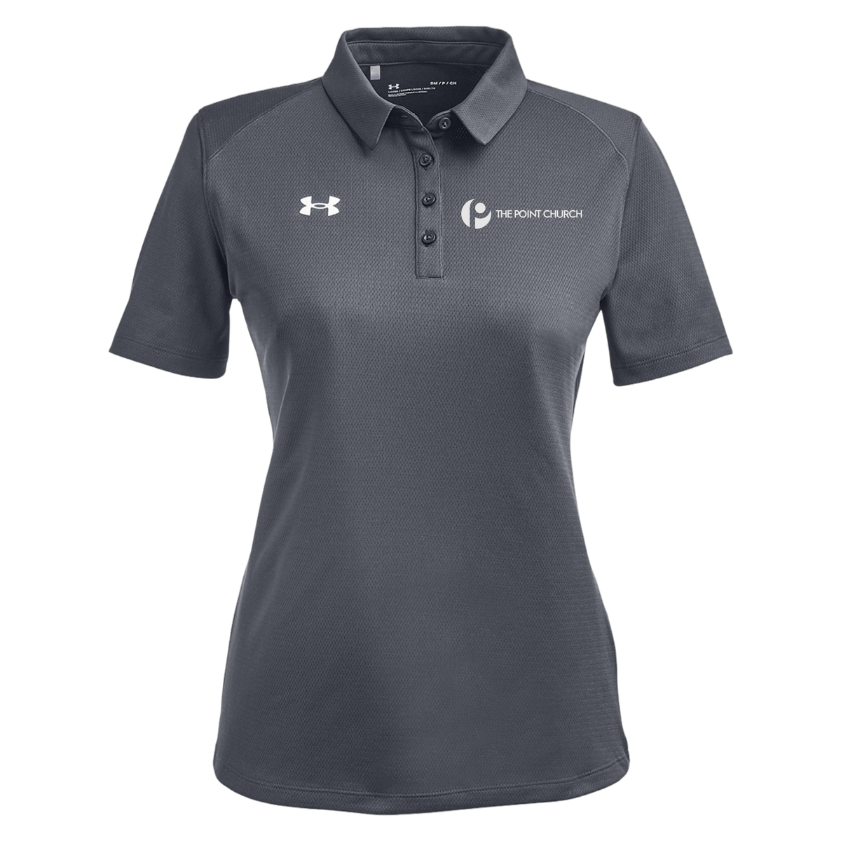 thepointva-under-armour-womens-tech-polo-embroidery-leftchest-1370431-csgreylightheatherwhite-flat-front