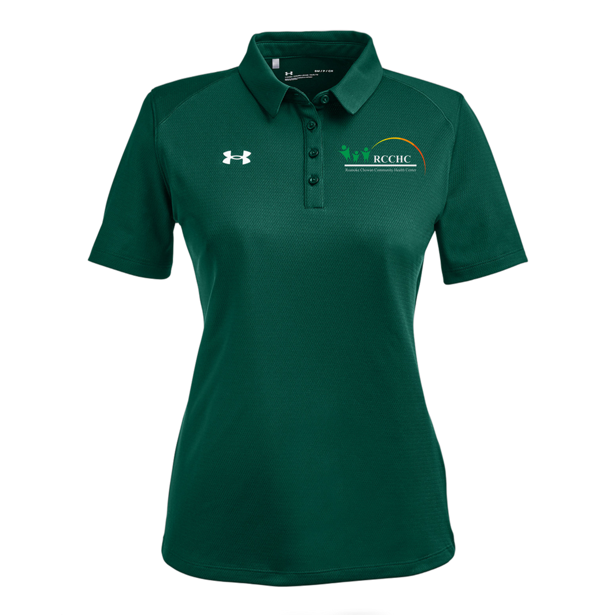 rcchc-under-armour-womens-tech-polo-embroidery-leftchest-1370431-forgreen-flat-front