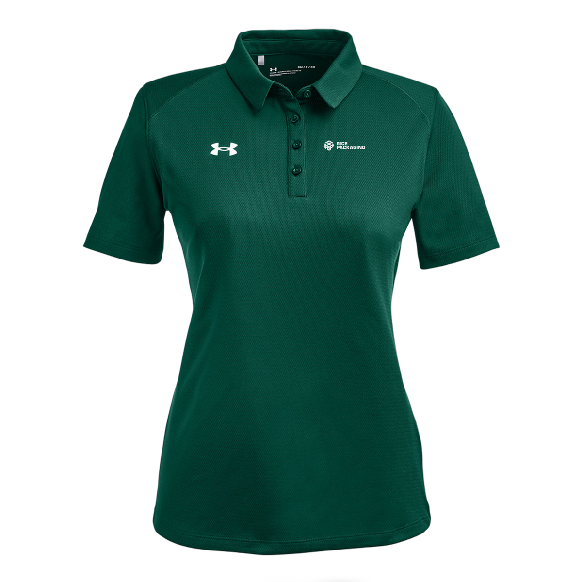 ricepackaging-under-armour-womens-tech-polo-embroidery-leftchest-1370431-forgreen-flat-front