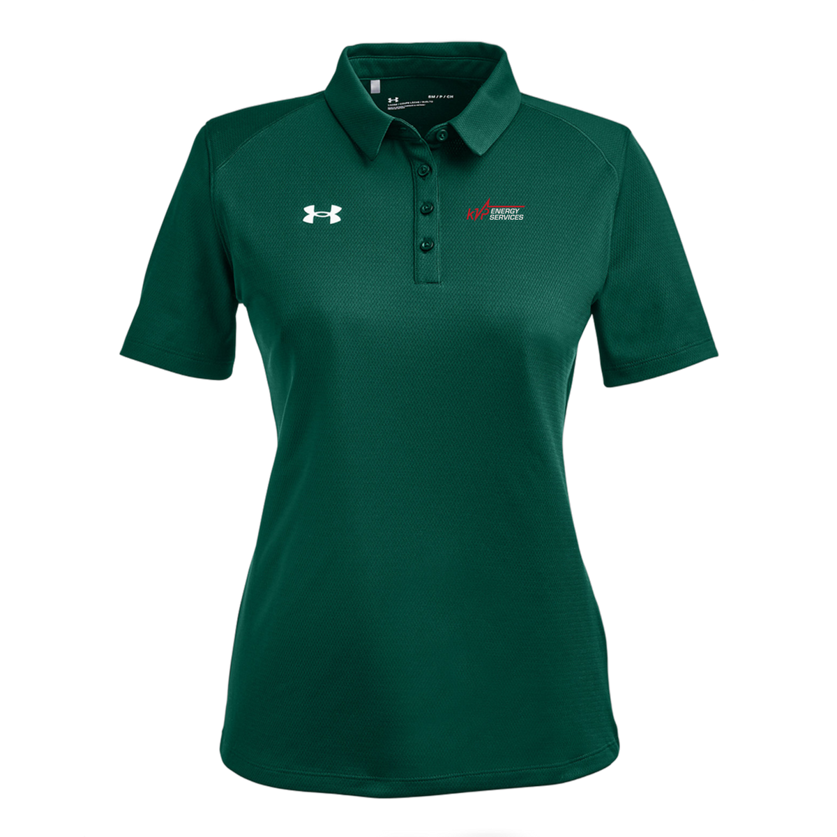 kvpenergy-under-armour-womens-tech-polo-embroidery-leftchest-1370431-forgreen-flat-front