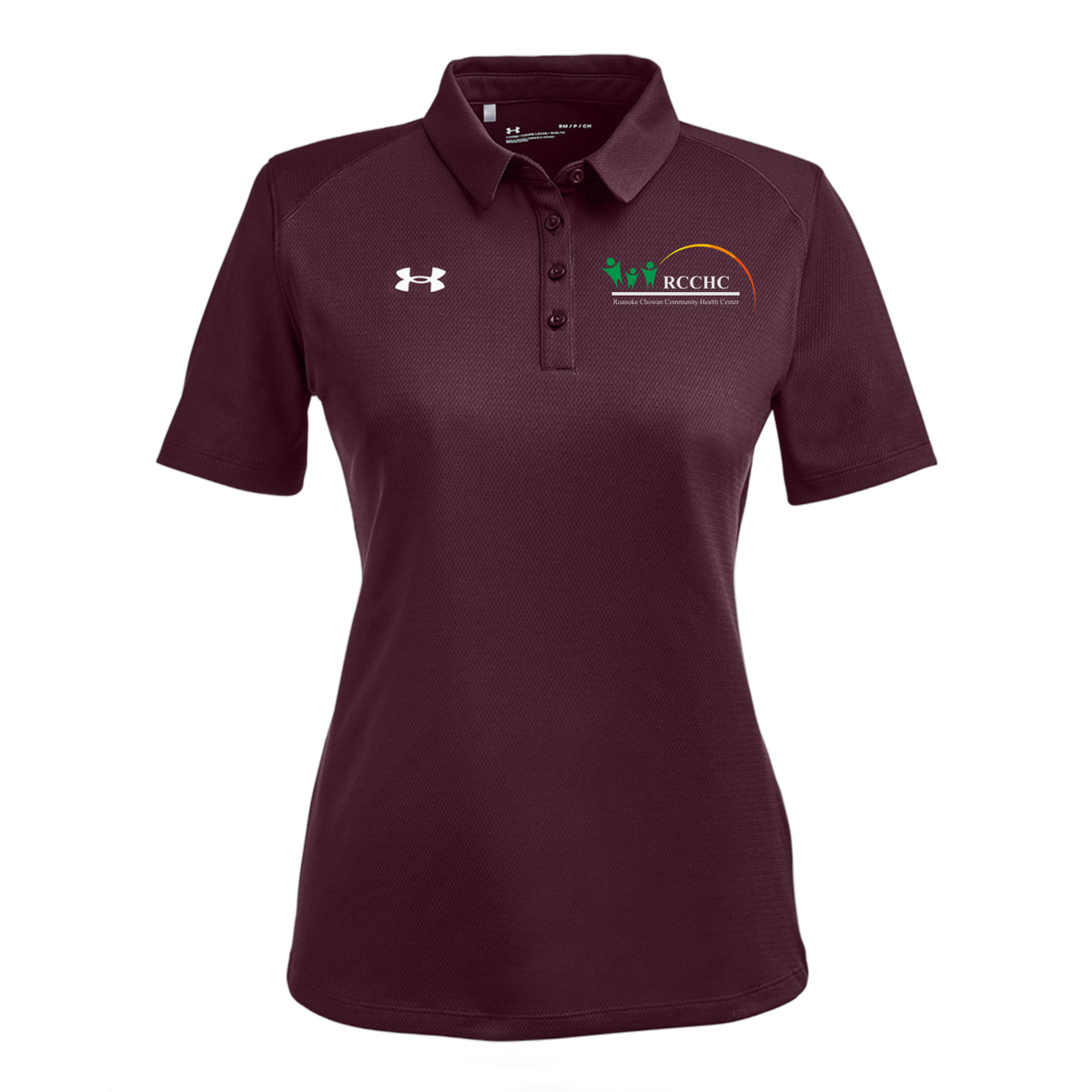 rcchc-under-armour-womens-tech-polo-embroidery-leftchest-1370431-maroon-flat-front