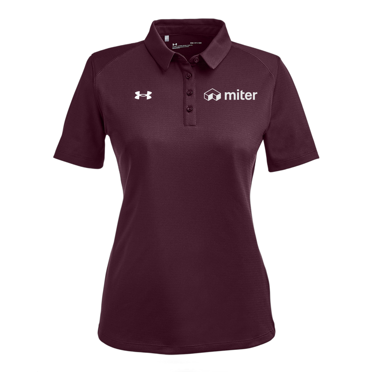 miter-under-armour-womens-tech-polo-embroidery-leftchest-1370431-maroon-flat-front