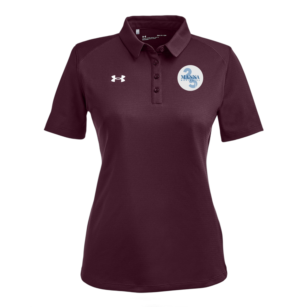 mannaworldwide-under-armour-womens-tech-polo-embroidery-leftchest-1370431-maroon-flat-front
