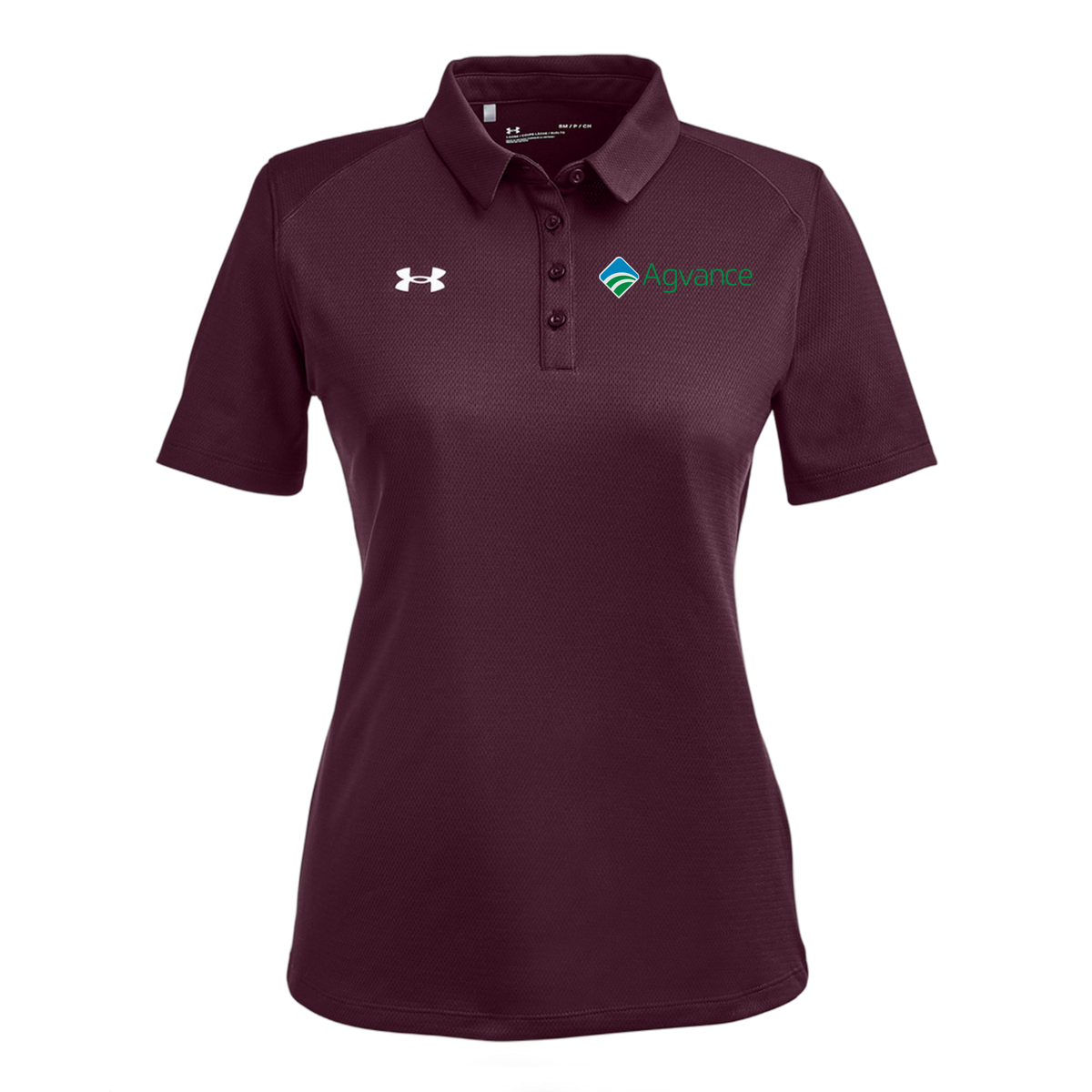 agvance-under-armour-womens-tech-polo-embroidery-leftchest-1370431-maroon-flat-front