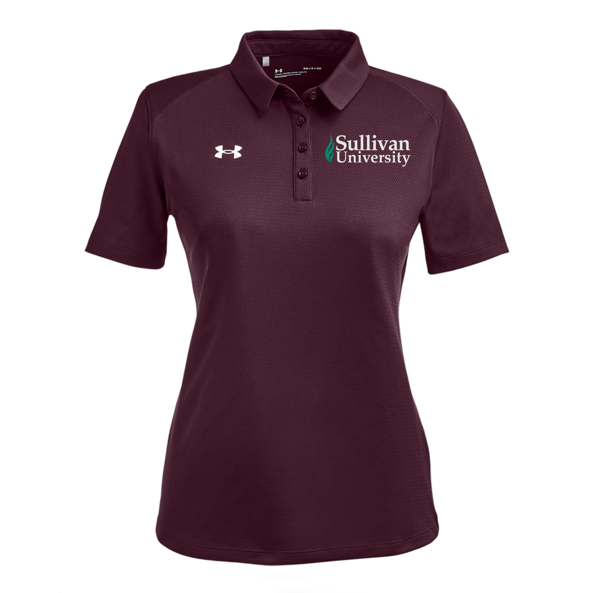 sullivan-under-armour-womens-tech-polo-embroidery-leftchest-1370431-maroon-flat-front