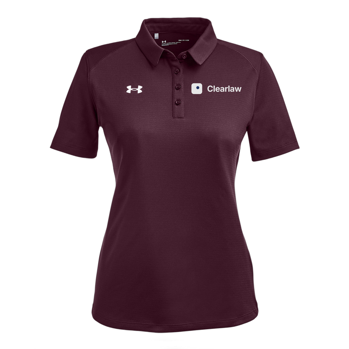 clearlaw-under-armour-womens-tech-polo-embroidery-leftchest-1370431-maroon-flat-front