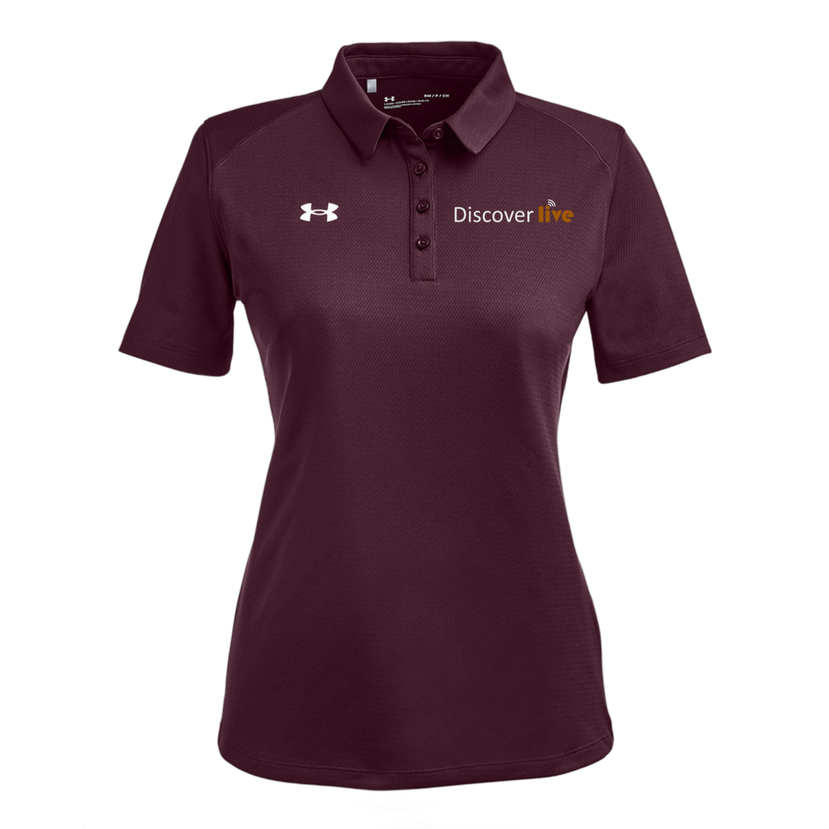discover-under-armour-womens-tech-polo-embroidery-leftchest-1370431-maroon-flat-front