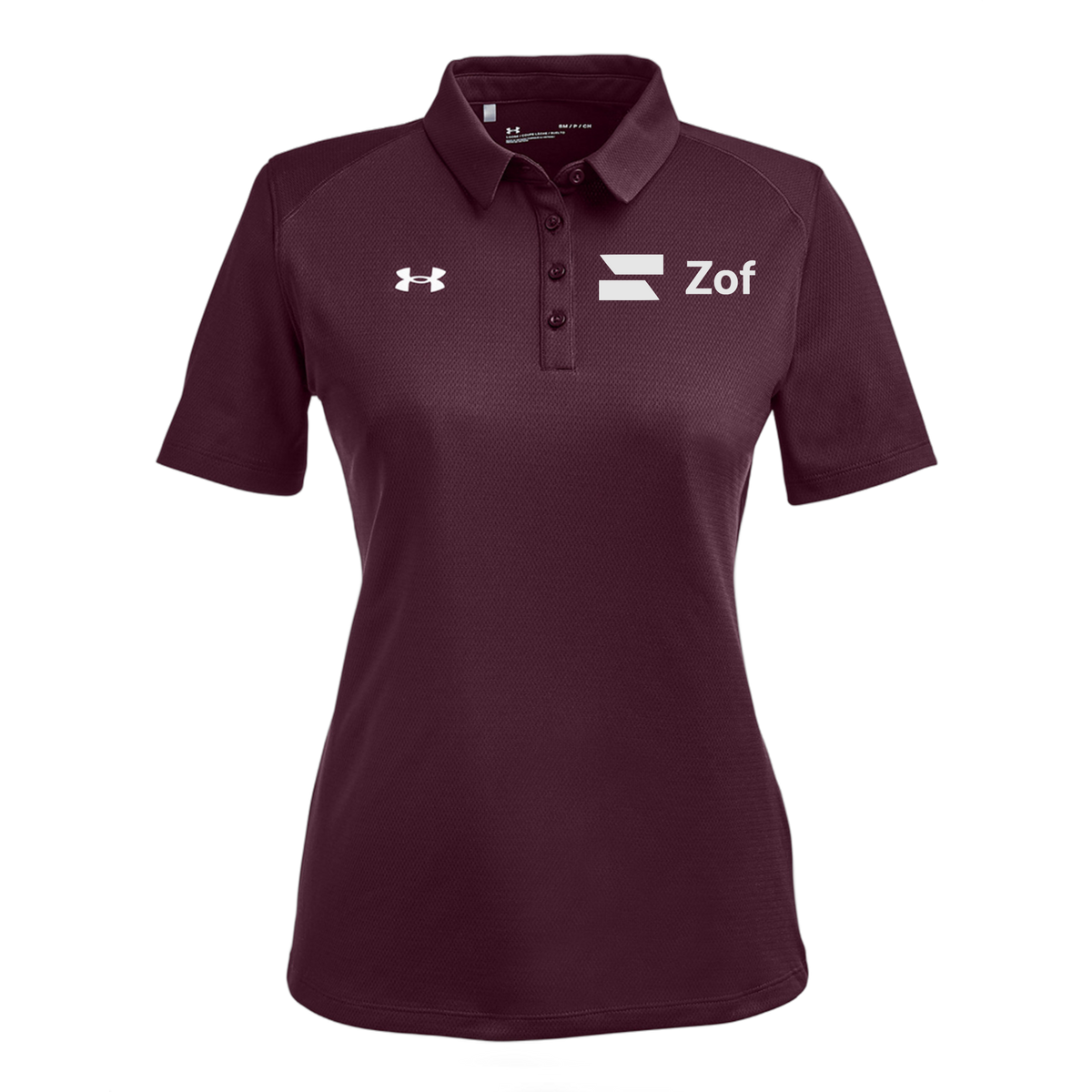 zof-under-armour-womens-tech-polo-embroidery-leftchest-1370431-maroon-flat-front