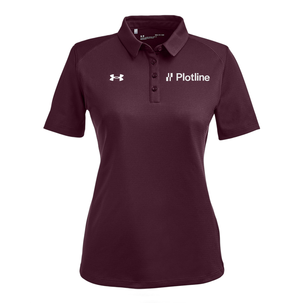 plotline-under-armour-womens-tech-polo-embroidery-leftchest-1370431-maroon-flat-front