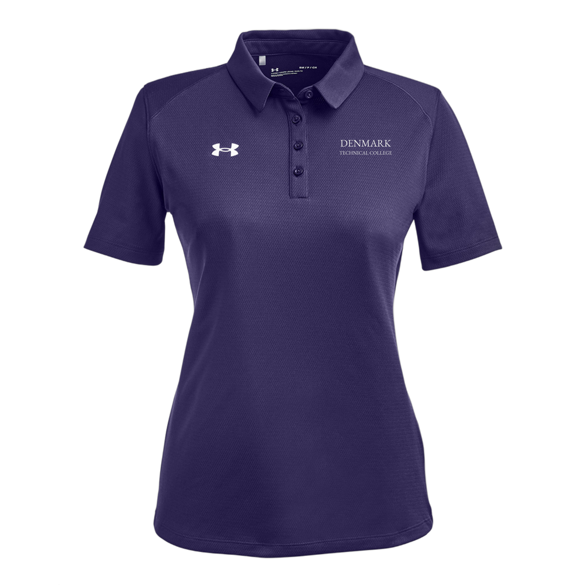 denmarktech-under-armour-womens-tech-polo-embroidery-leftchest-1370431-purple-flat-front