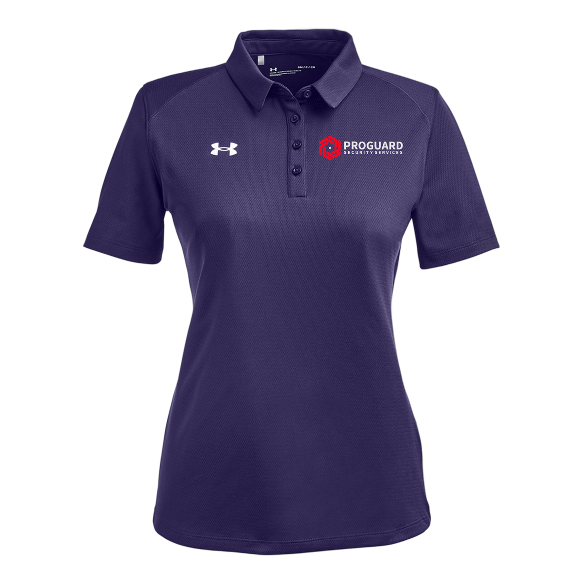 proguardsecurityservices-under-armour-womens-tech-polo-embroidery-leftchest-1370431-purple-flat-front