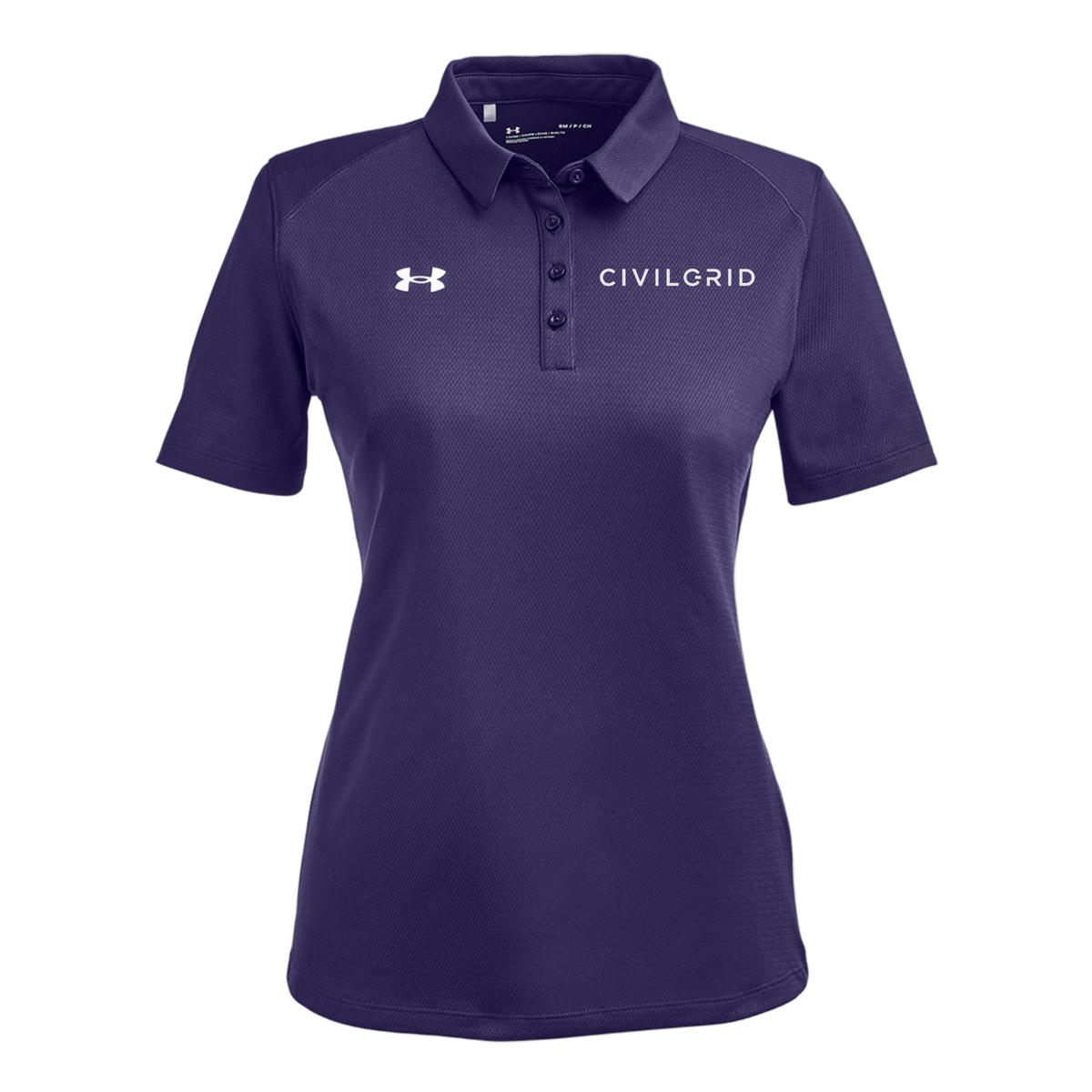 civilgrid-under-armour-womens-tech-polo-embroidery-leftchest-1370431-purple-flat-front