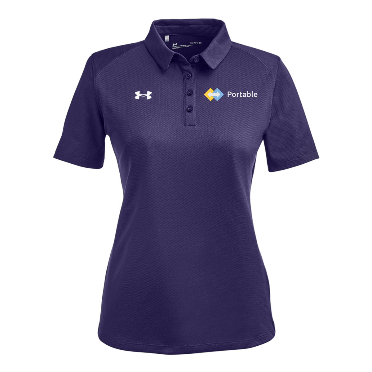 portable-under-armour-womens-tech-polo-embroidery-leftchest-1370431-purple-flat-front