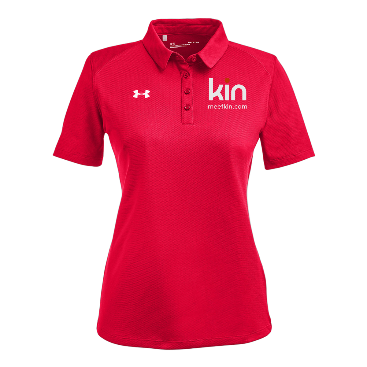 kin-under-armour-womens-tech-polo-embroidery-leftchest-1370431-red-flat-front